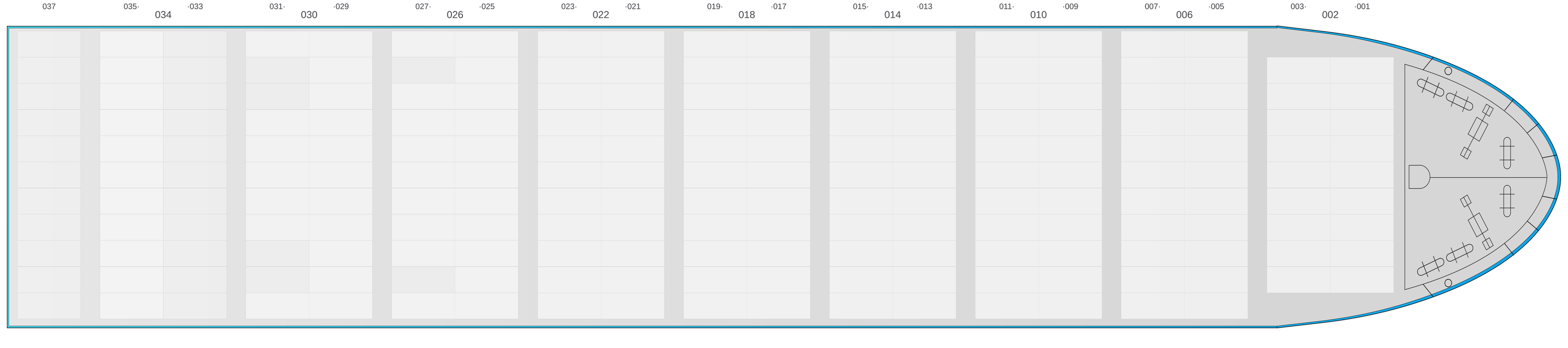 Deck view of CMA CGM HOMERE