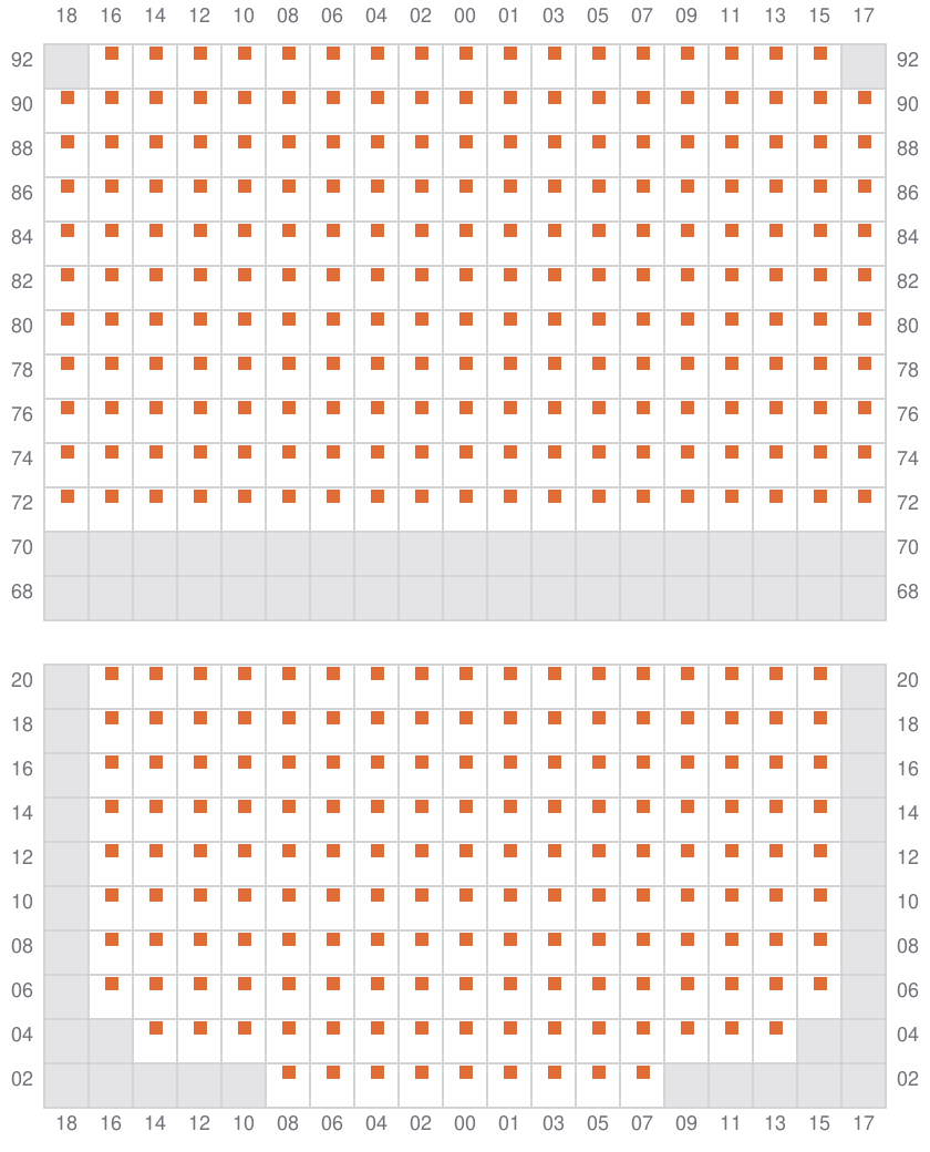 Bay 053 view and slots of EVER FOREVER