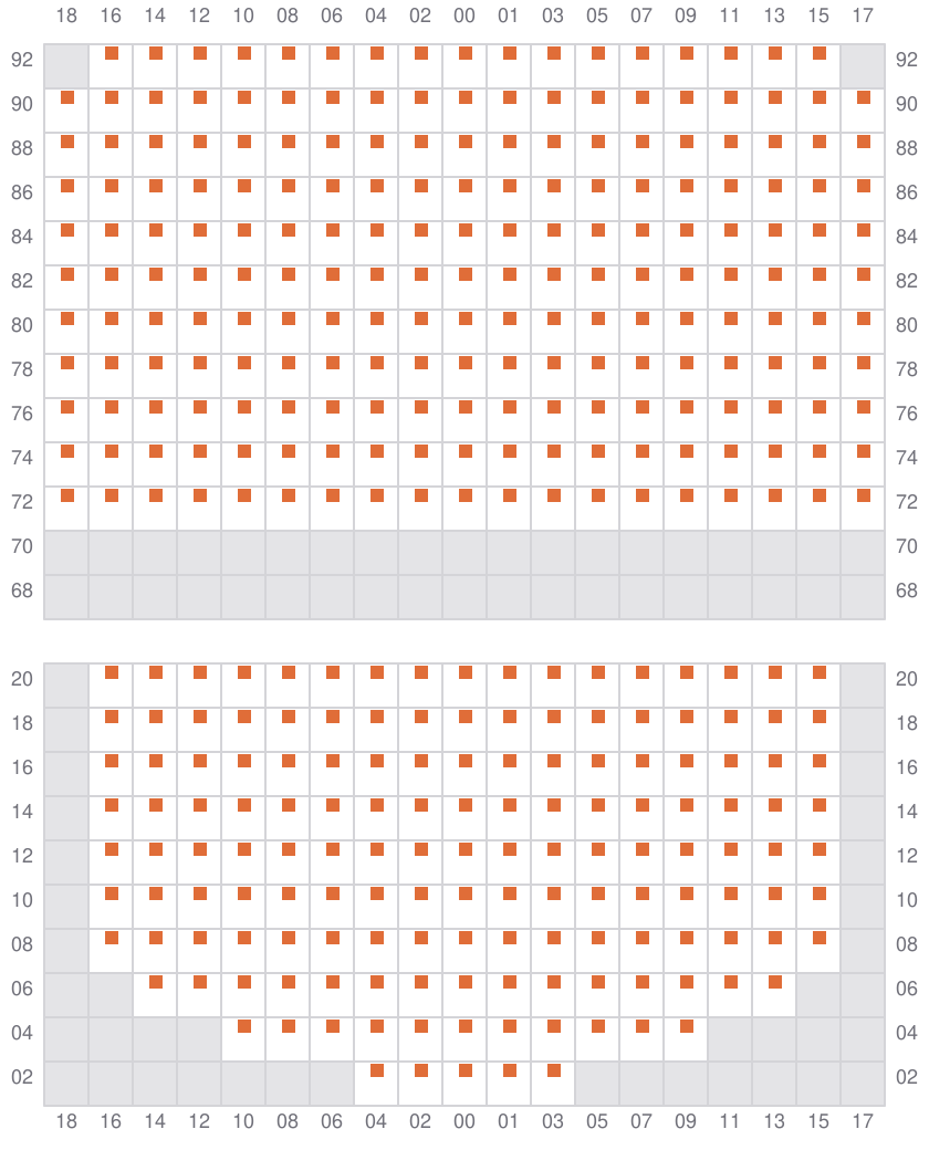 Bay 057 view and slots of EVER FOREVER