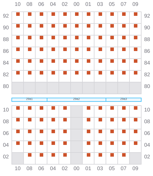 Bay 029 view and slots of HELGOLAND