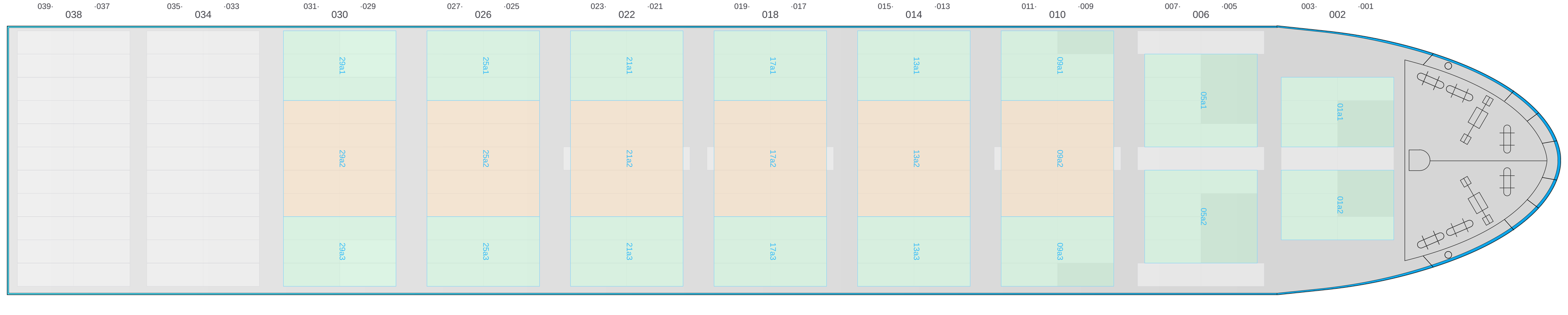 Deck view of HELGOLAND