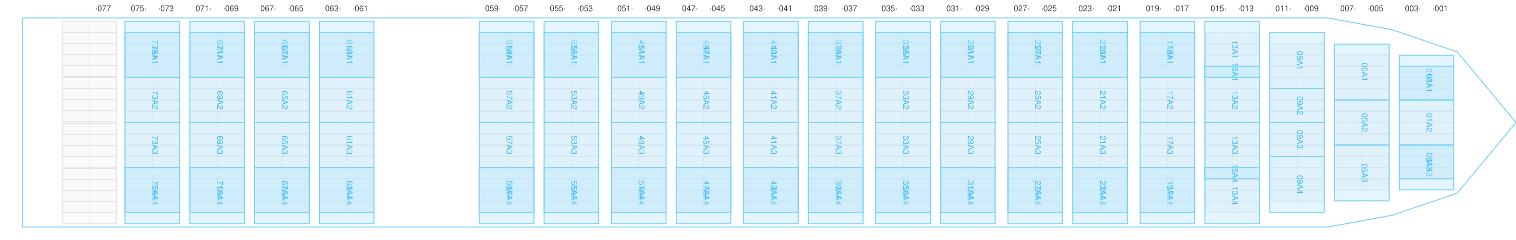 Deck view of MAERSK ALGOL