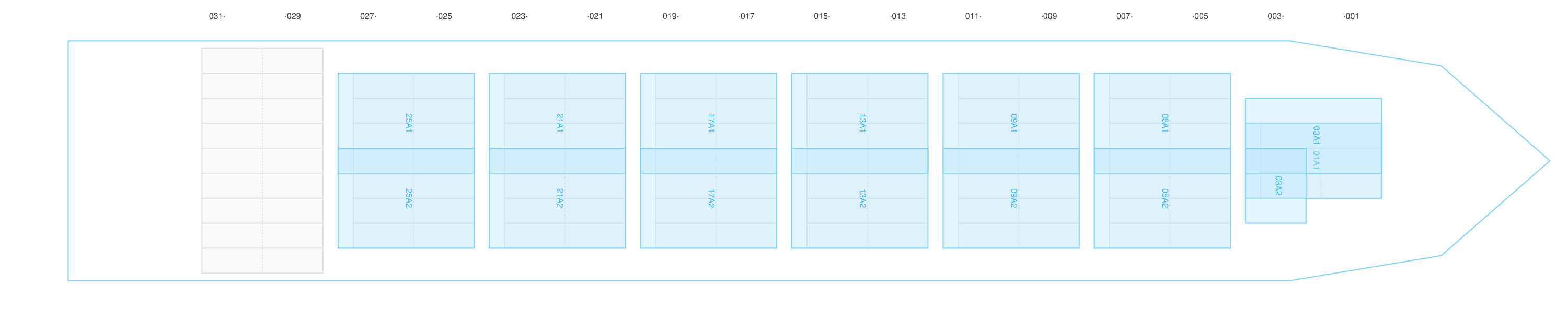 Deck view of HF FORTUNE