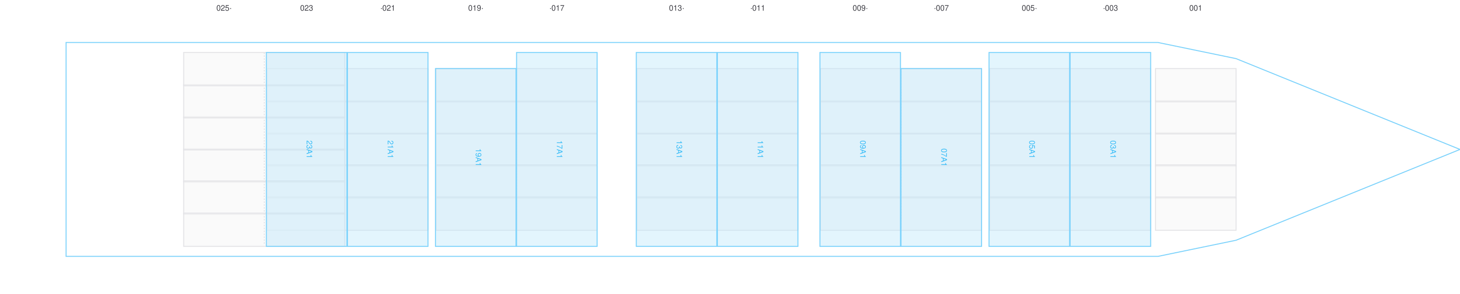 Deck view of FORTUNE EXPRESS