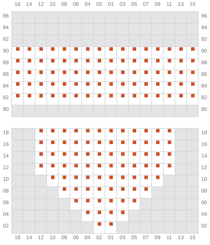 Bay 013 view and slots of NORTHERN MAJESTIC