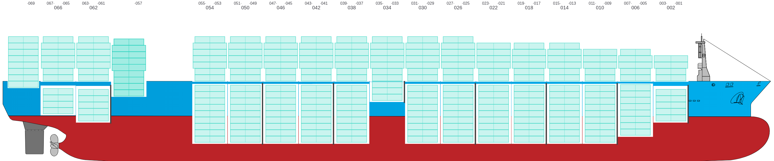 Side view of SANTA CRUZ