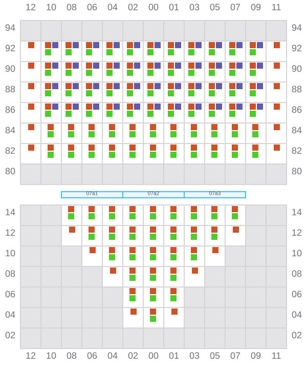 Bay 007 view and slots of REN JIAN 16