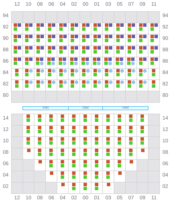 Bay 015 view and slots of REN JIAN 16