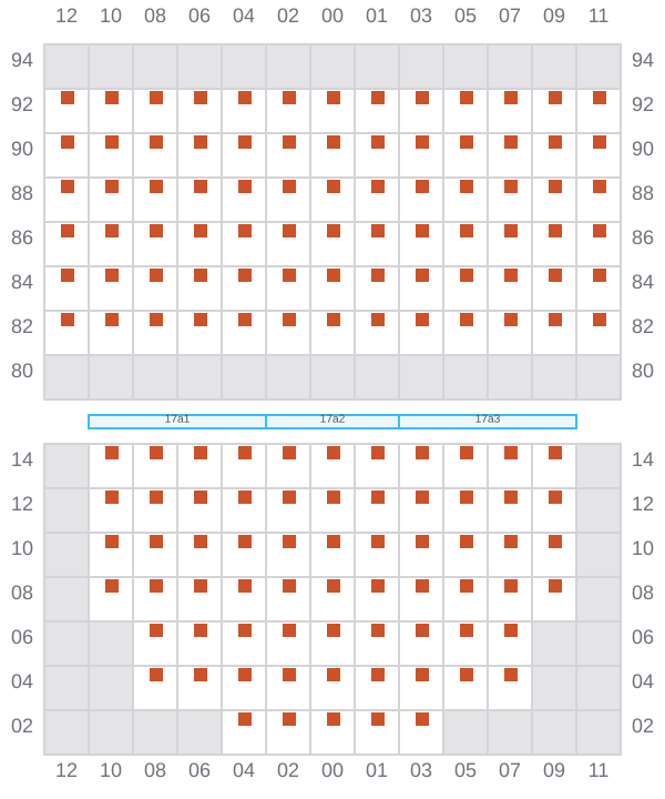 Bay 017 view and slots of REN JIAN 16
