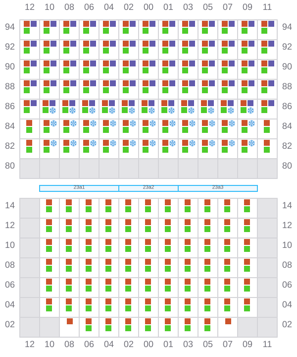Bay 023 view and slots of REN JIAN 16