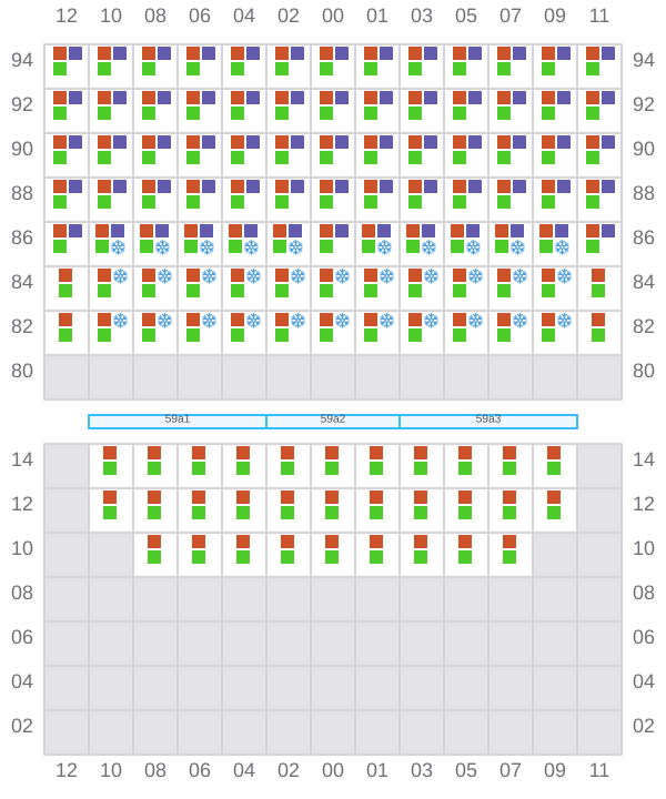 Bay 059 view and slots of REN JIAN 16