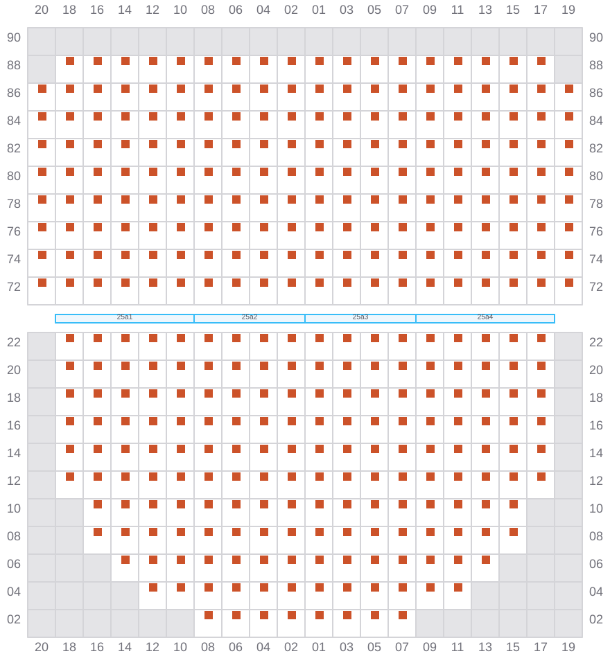 Bay 025 view and slots of YM WELCOME