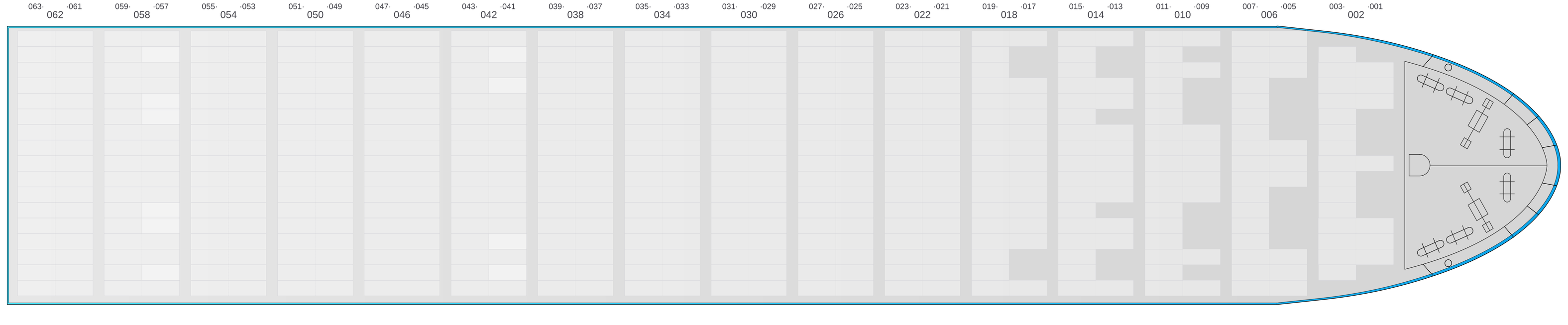 Deck view of MSC LYON