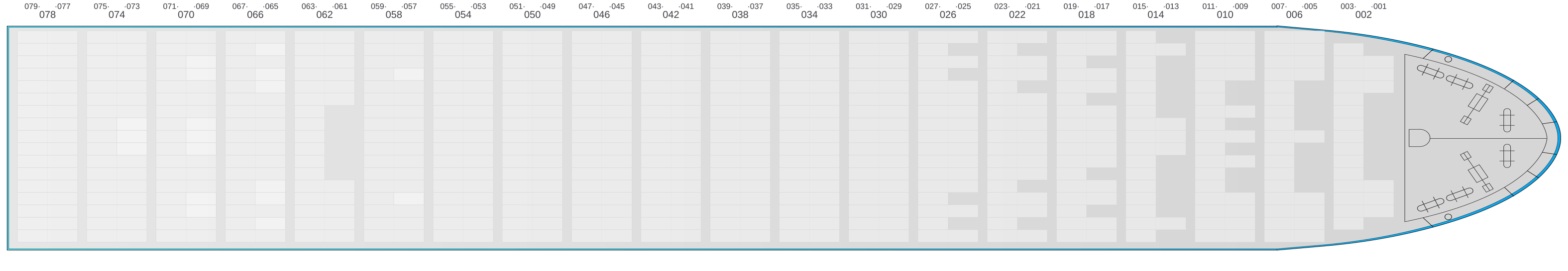 Deck view of TSC DORADO
