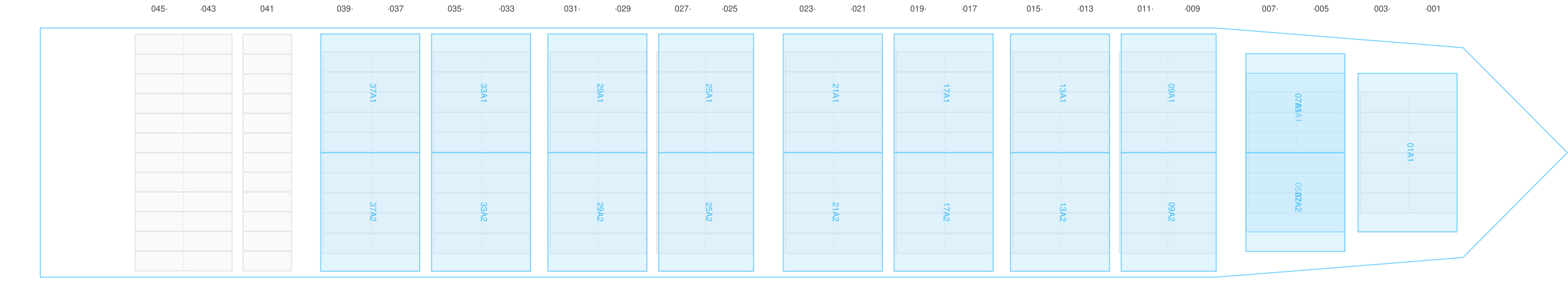 Deck view of MAERSK CAP CARMEL