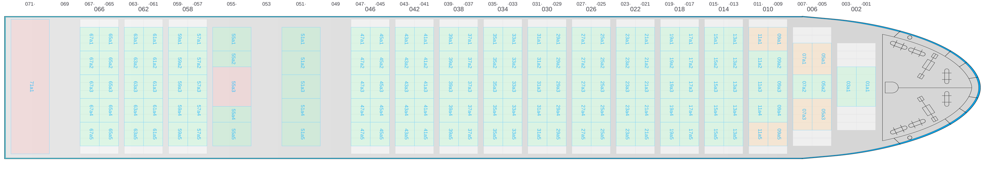 Deck view of EVER STRONG