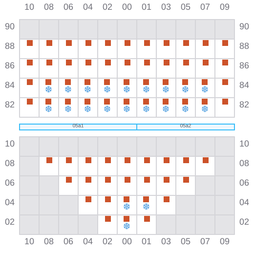 Bay 007 view and slots of FERDINANDA S