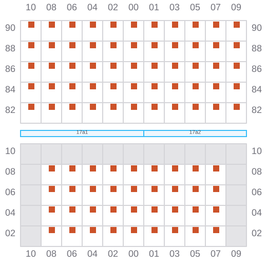 Bay 019 view and slots of FERDINANDA S