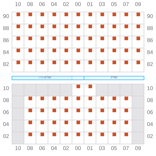 Bay 027 view and slots of FERDINANDA S