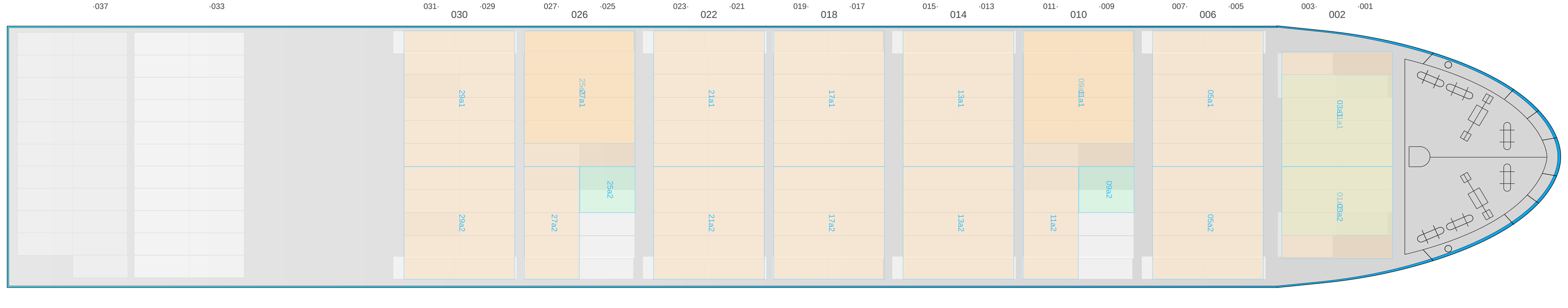 Deck view of FERDINANDA S