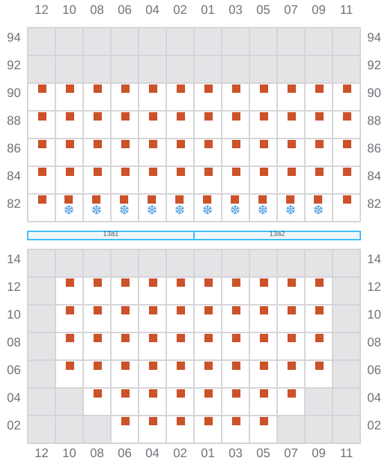 Bay 013 view and slots of AS PAOLA