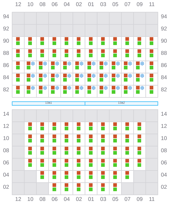 Bay 015 view and slots of AS PAOLA