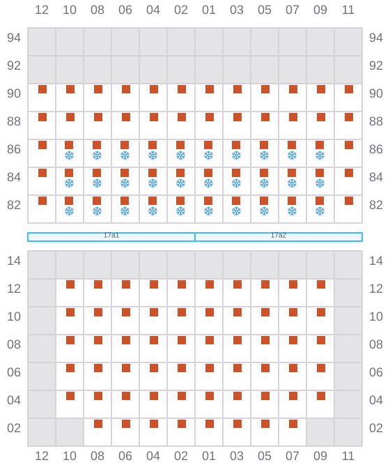 Bay 017 view and slots of AS PAOLA