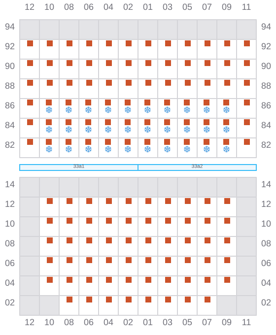 Bay 033 view and slots of AS PAOLA