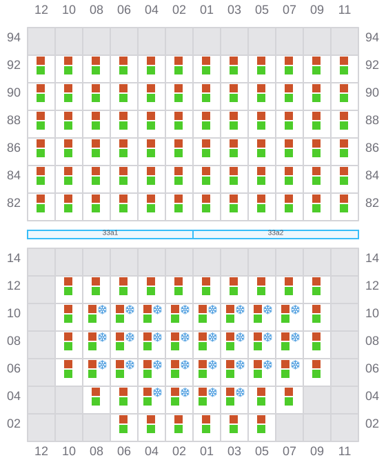 Bay 035 view and slots of AS PAOLA