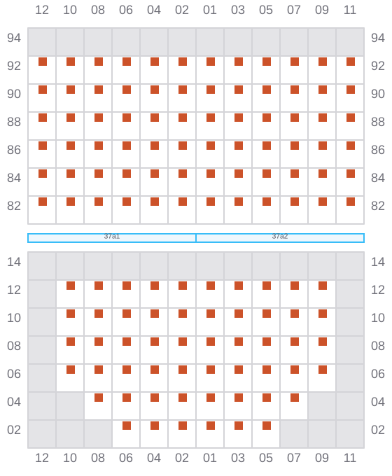 Bay 037 view and slots of AS PAOLA