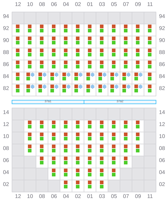 Bay 039 view and slots of AS PAOLA