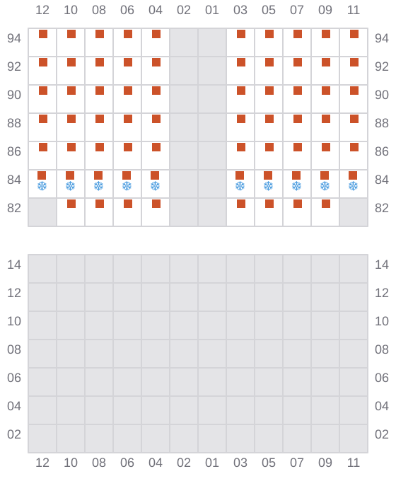 Bay 041 view and slots of AS PAOLA