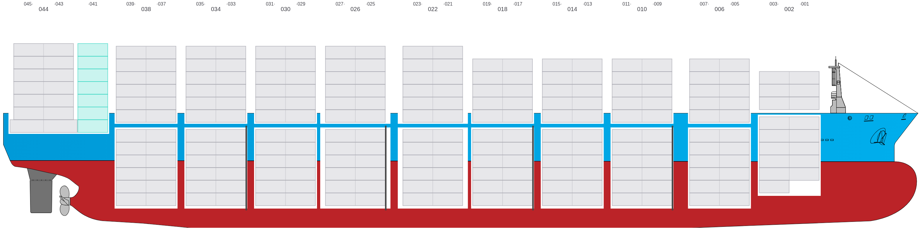 Side view of AS PAOLA