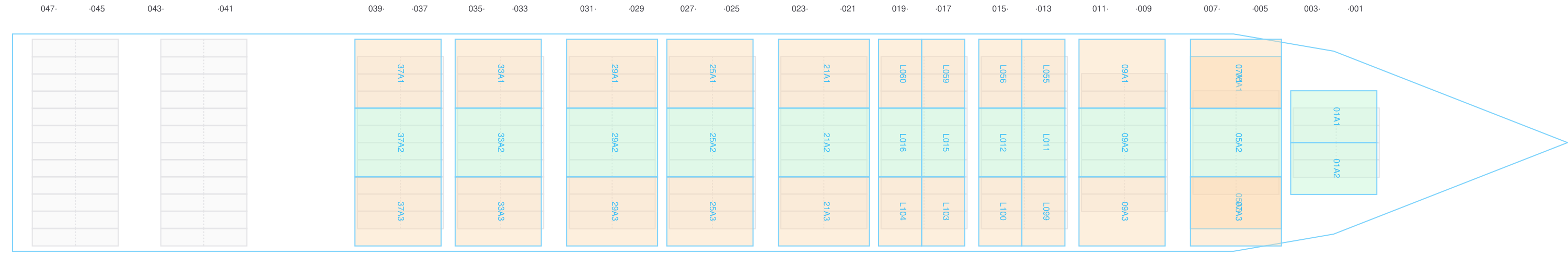 Deck view of CMA CGM PUERTO ANTIOQUIA