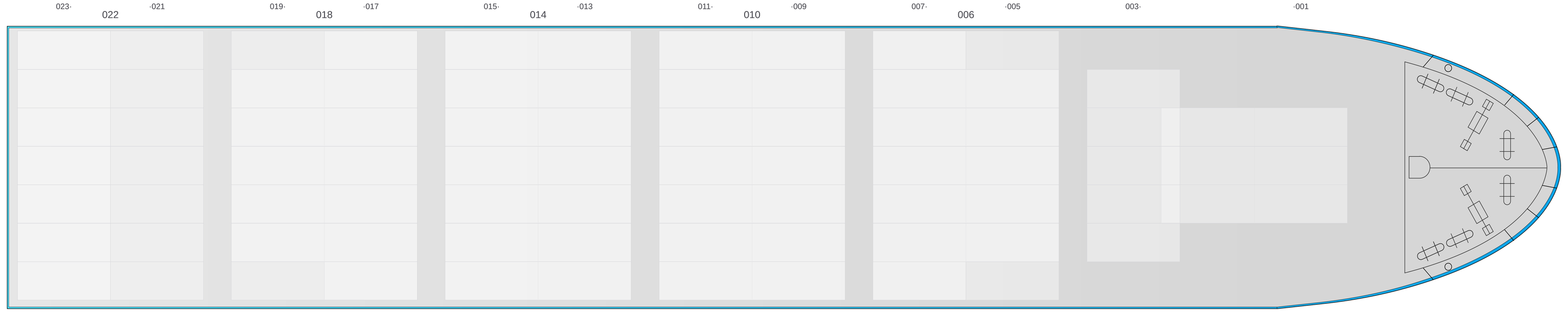 Deck view of FORTUNE